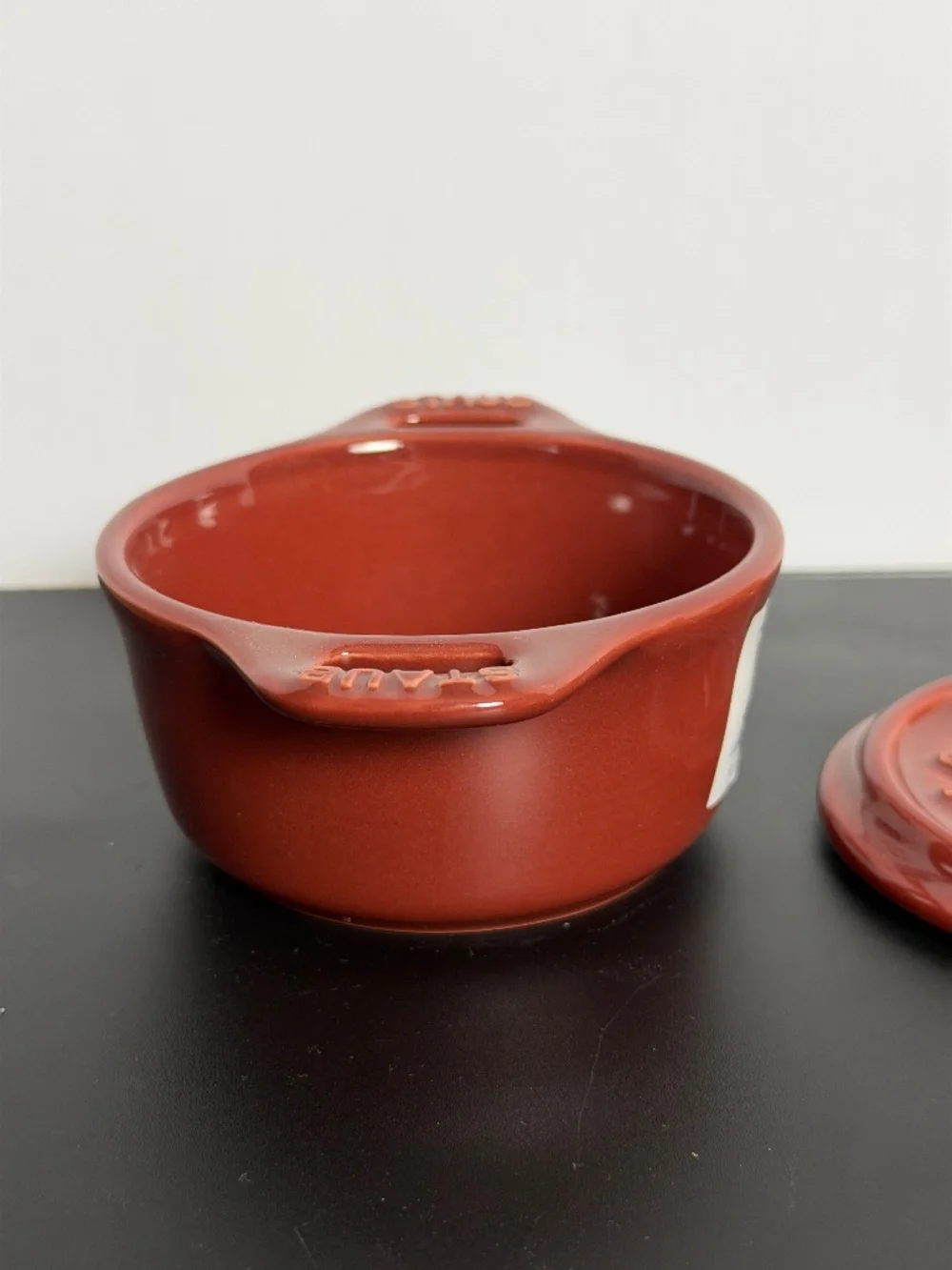 Staub Mini Ceramic La Cocotte Dark Red 0.2L/0.25Qt 10cm/4.0